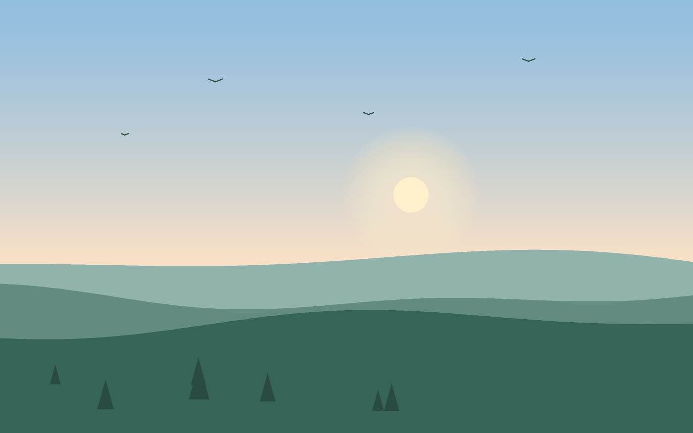 Landschapsillustratie