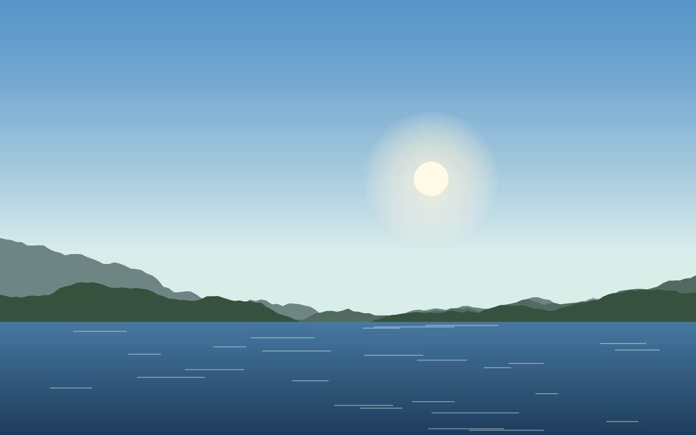 Landschapsillustratie