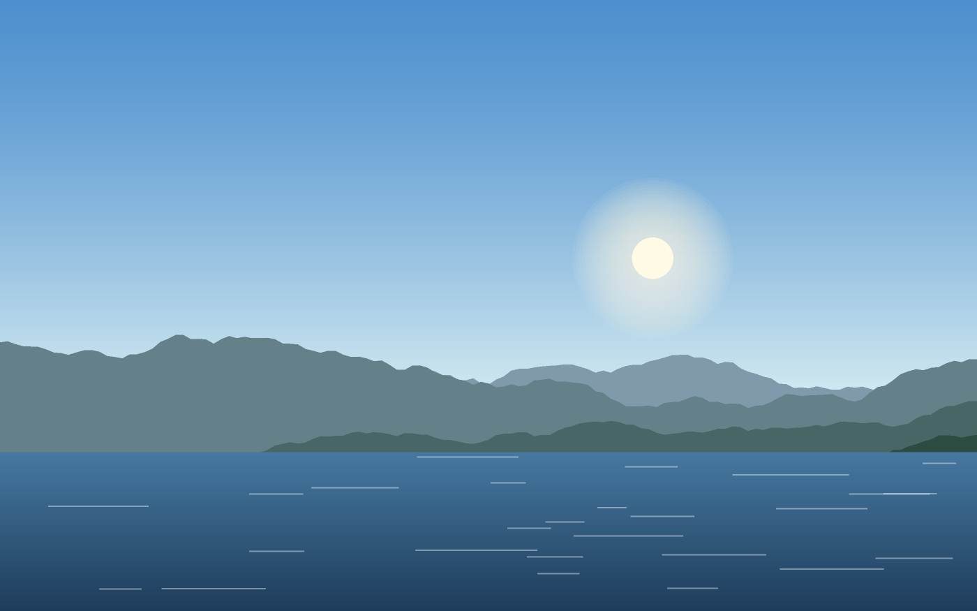 Landschaftsillustration