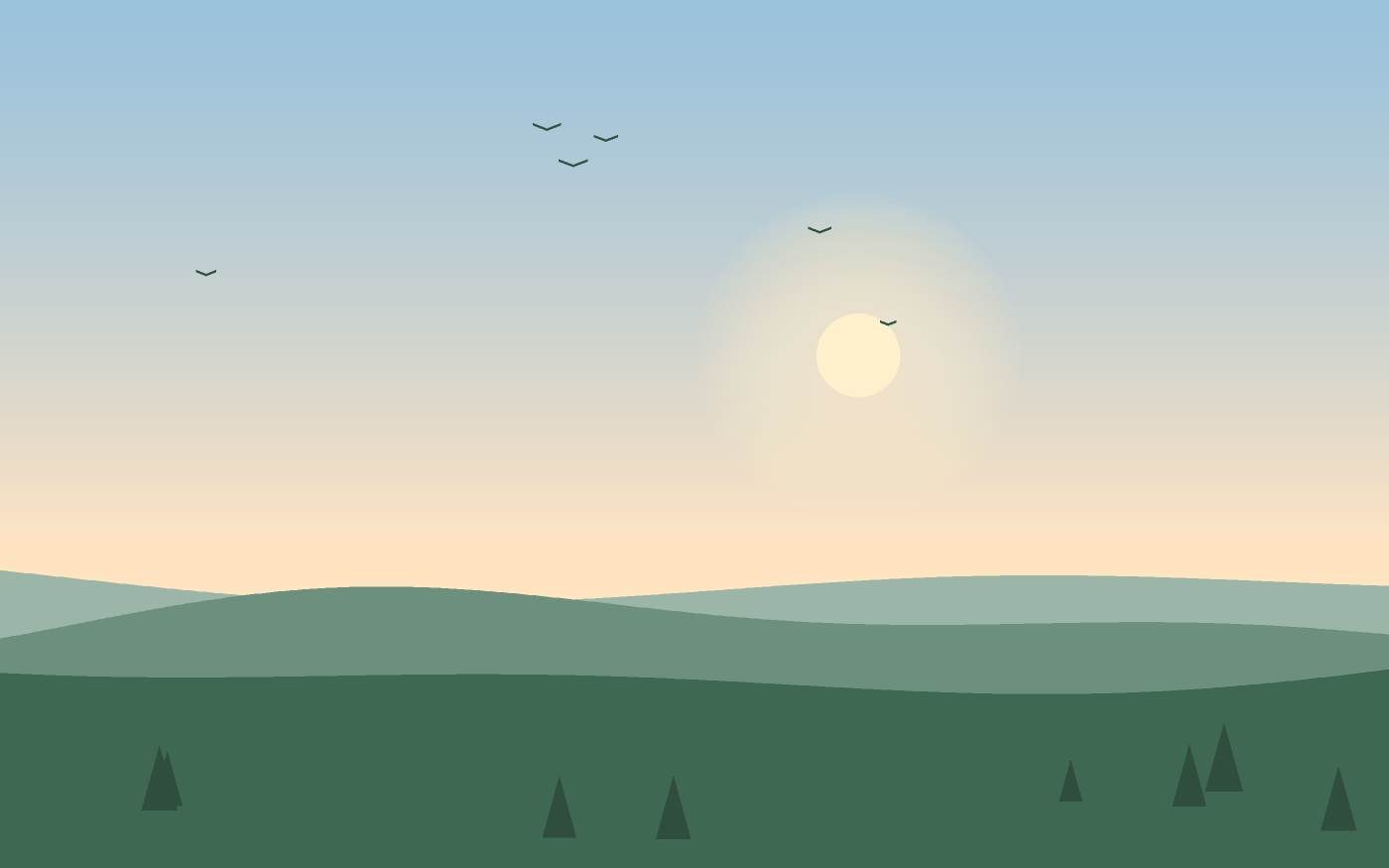Ilustrace krajiny