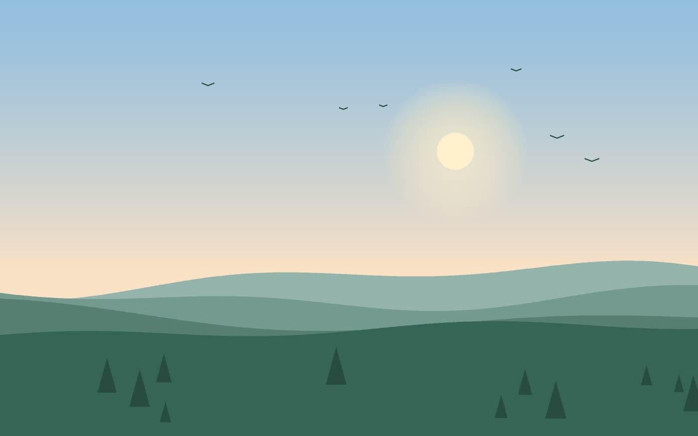 Landschaftsillustration