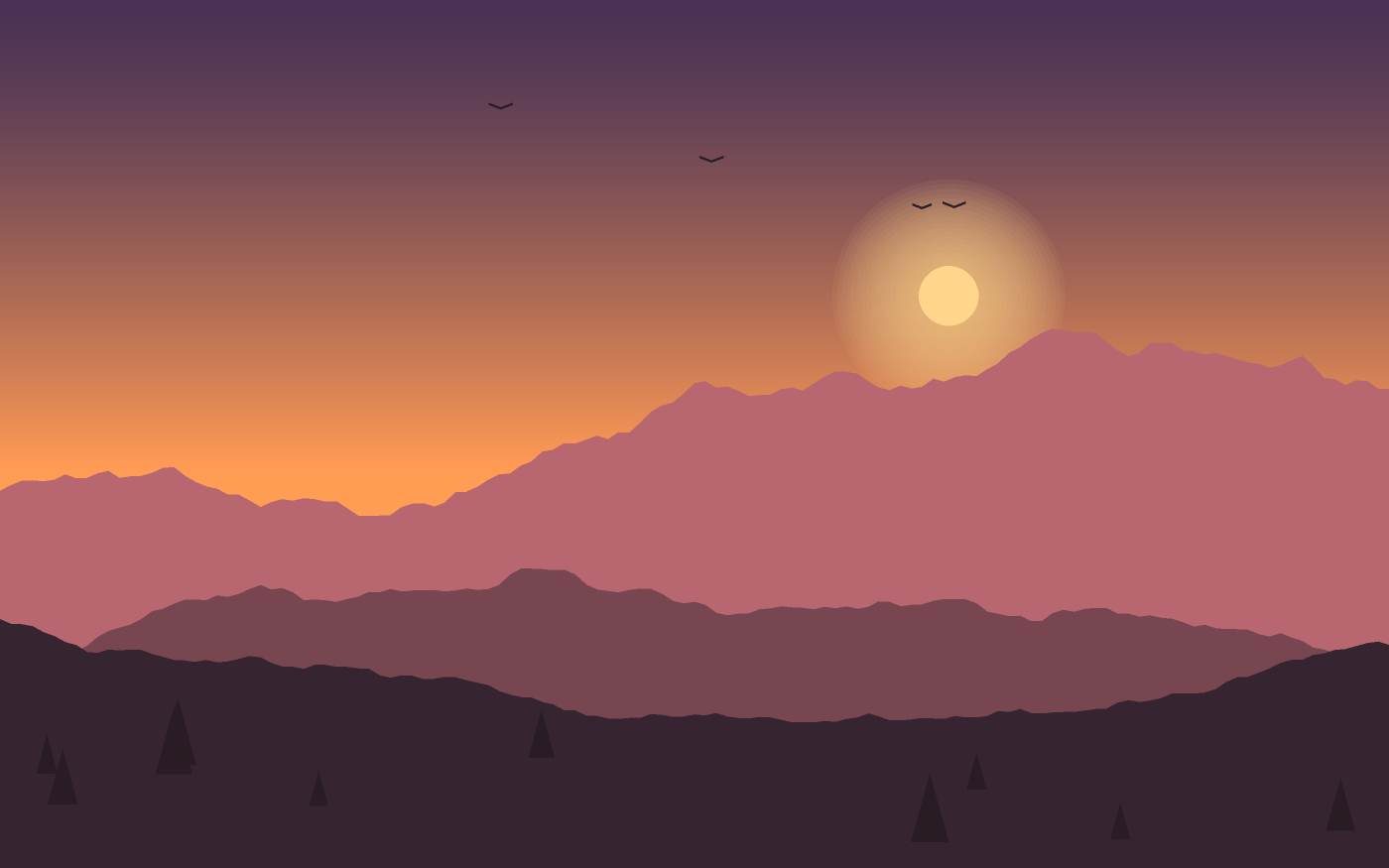 Landschaftsillustration