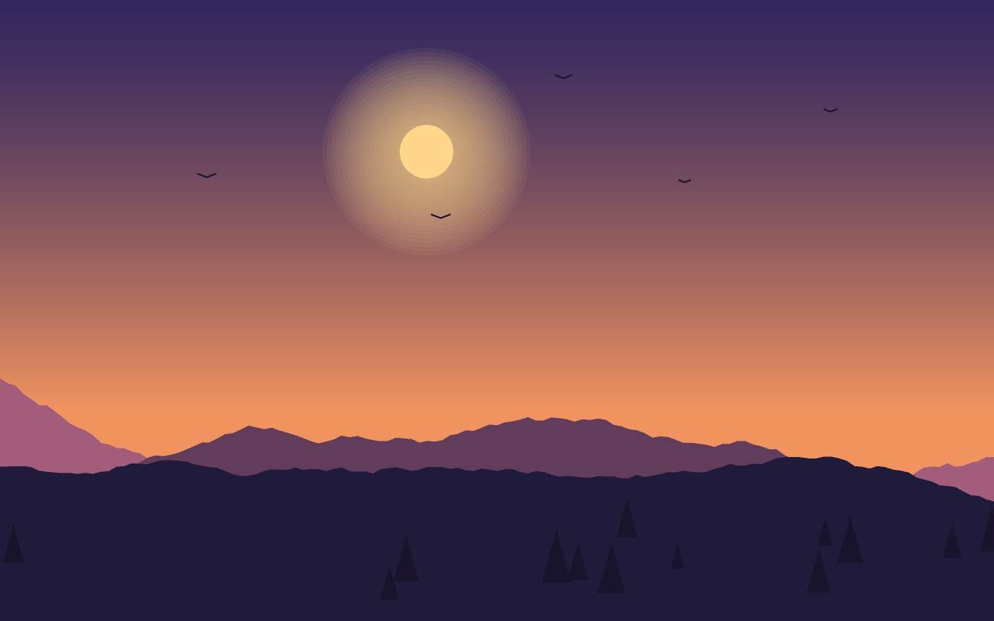 Landschaftsillustration