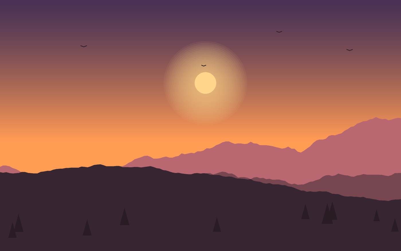 Landskabsillustration