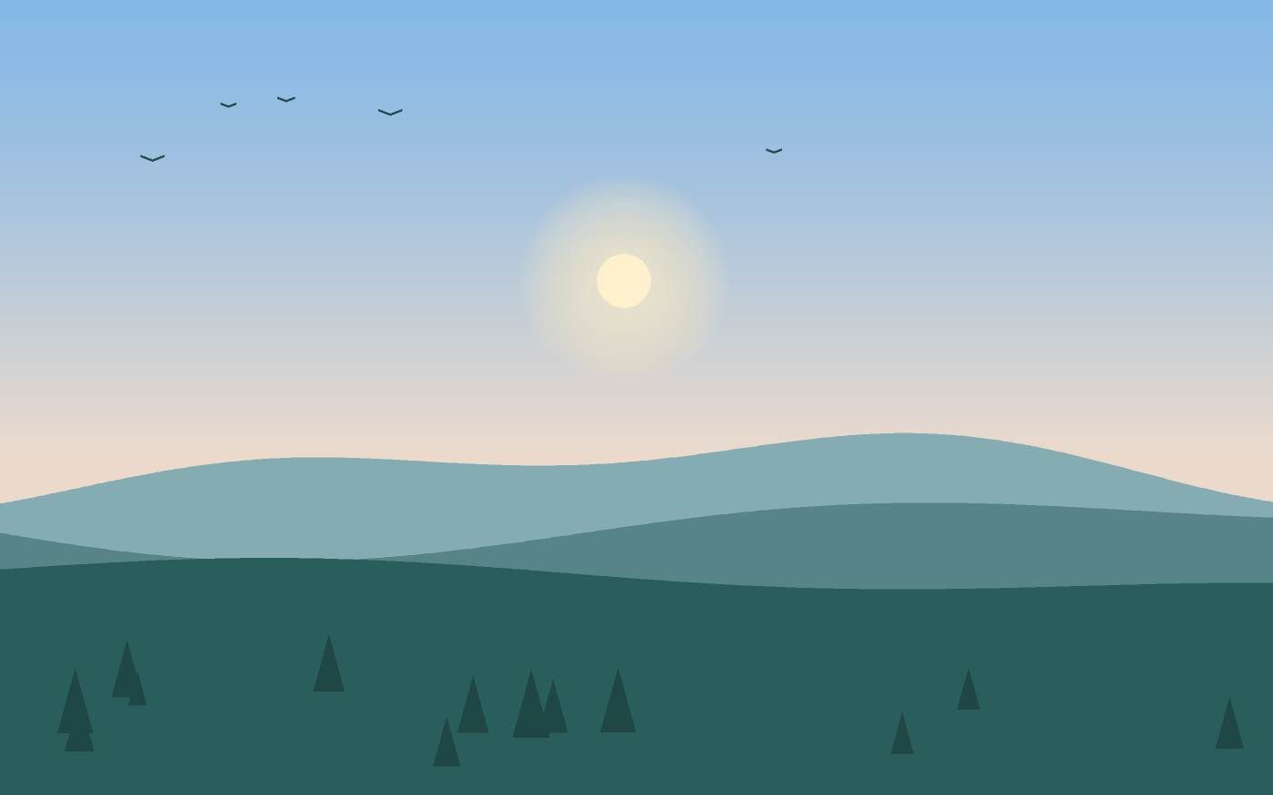 Ilustración de un paisaje