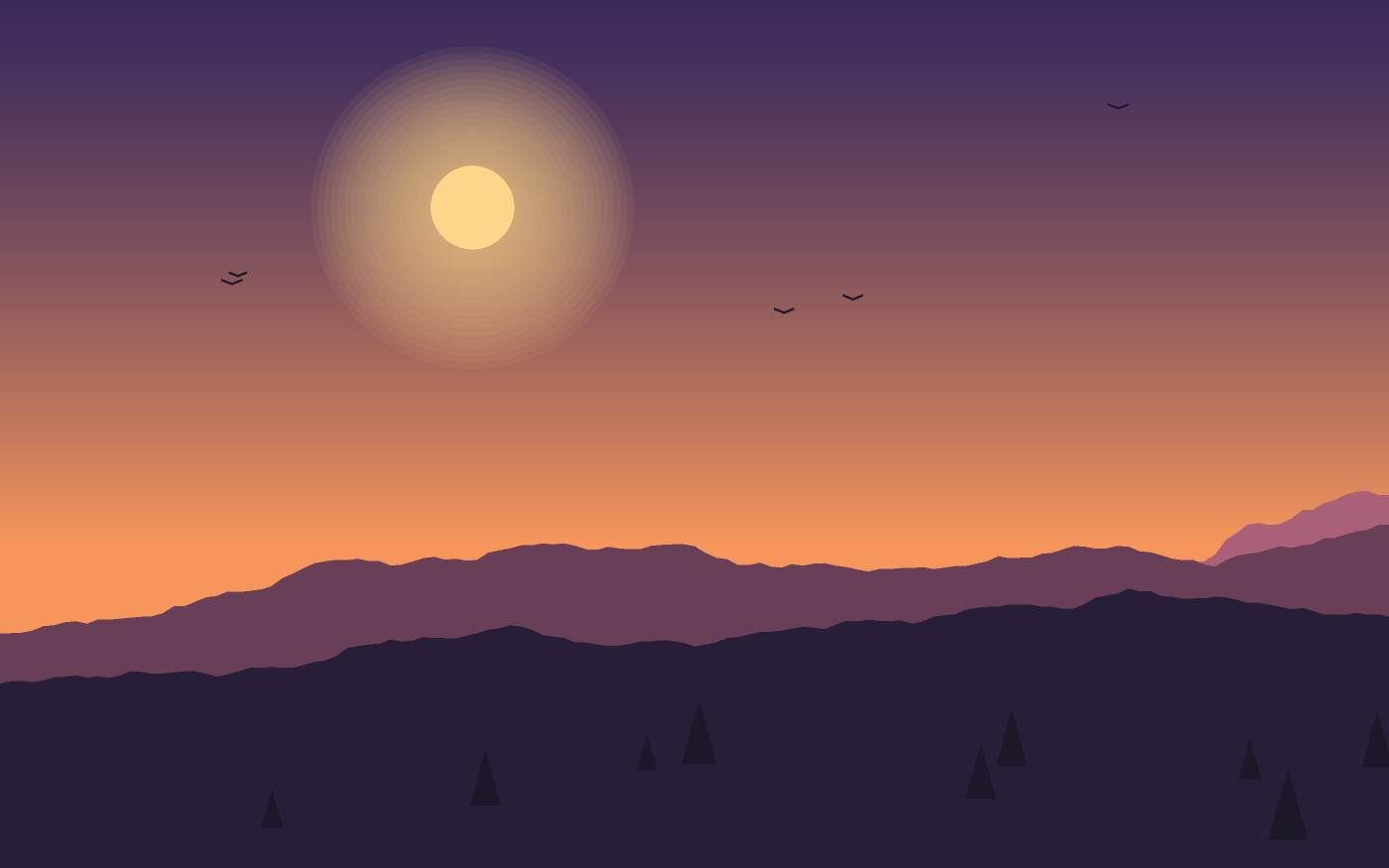 Ilustracja krajobrazu