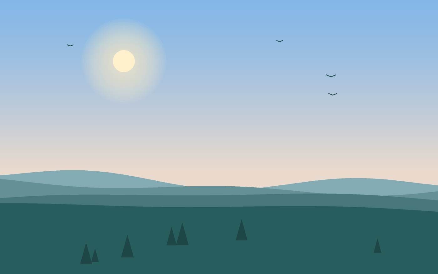 Ilustracja krajobrazu
