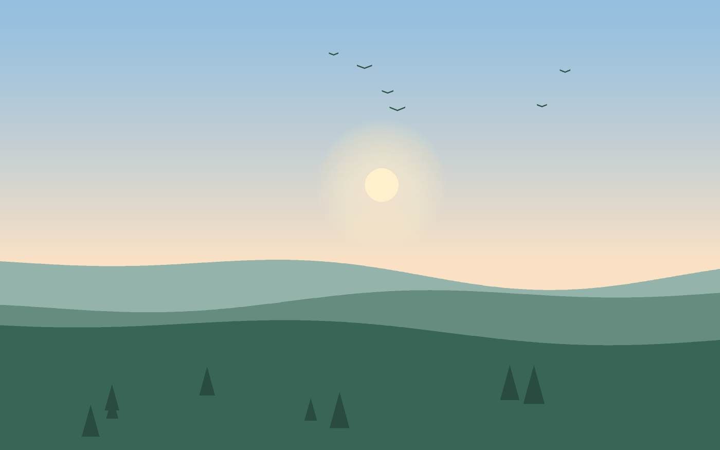 Ilustracja krajobrazu