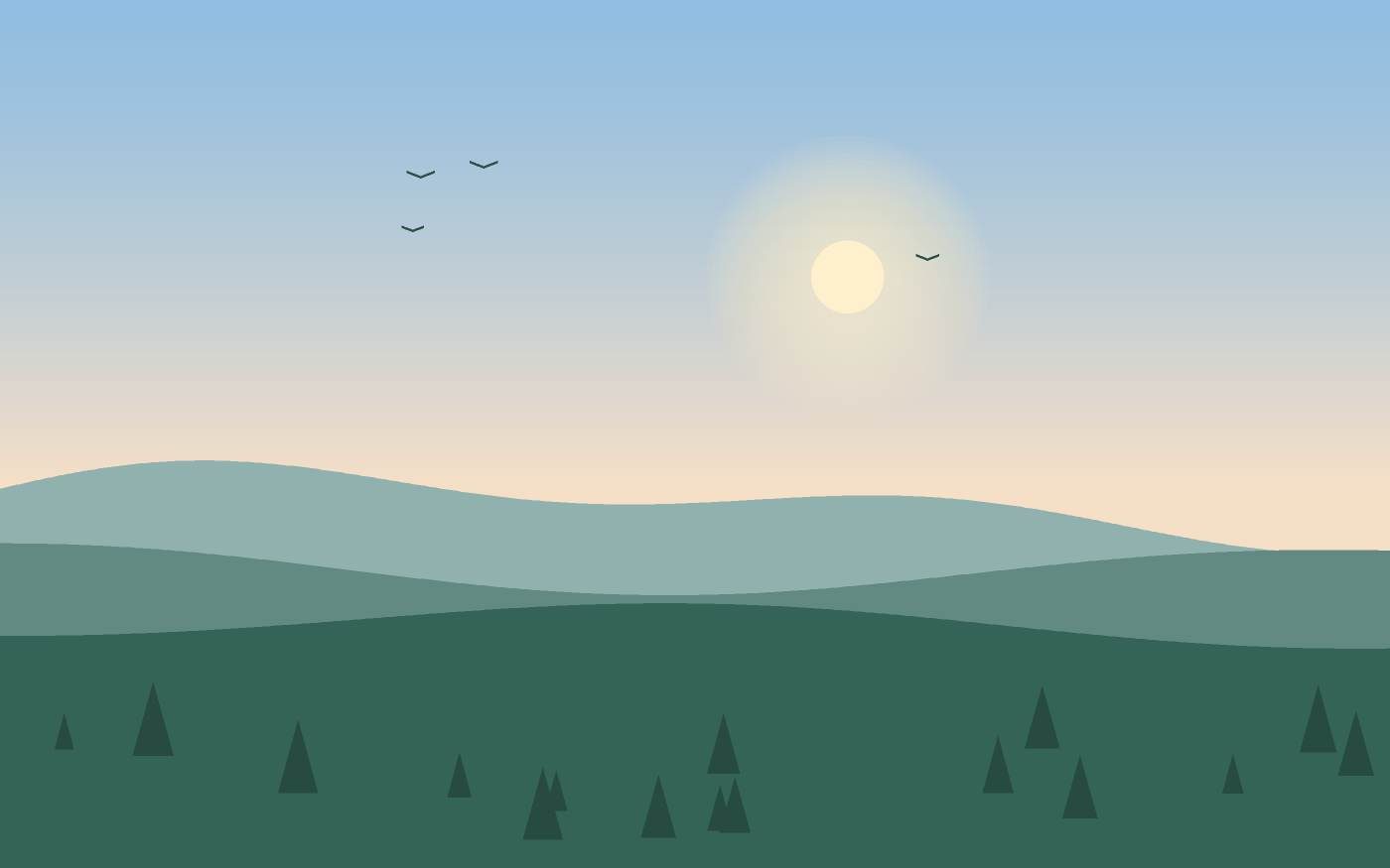 Landskapsillustration
